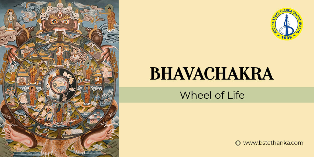 Wheel of Life in Buddhism (Bhavacakra): Explained in Tibetan